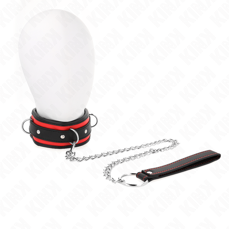 KINK - COLLANA PESANTE CON CINTURA 65 CM MODELLO 2 REGOLABILE 36,5 - 50 CM - KINK COLLAR & GAG - Intimo per le occasioni speciali | The Game Lingerie