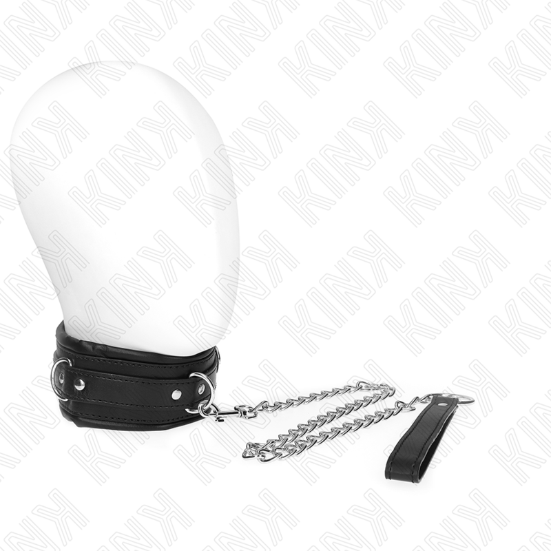 KINK - COLLANA PESANTE CON CINTURA 65 CM MODELLO 4 REGOLABILE 36,5 - 50 CM - KINK COLLAR & GAG - Intimo per le occasioni speciali | The Game Lingerie