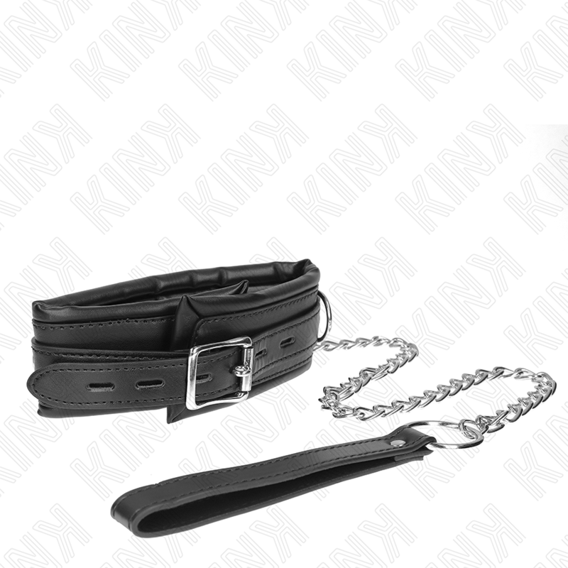KINK - COLLANA PESANTE CON CINTURA 65 CM MODELLO 4 REGOLABILE 36,5 - 50 CM - KINK COLLAR & GAG - Intimo per le occasioni speciali | The Game Lingerie