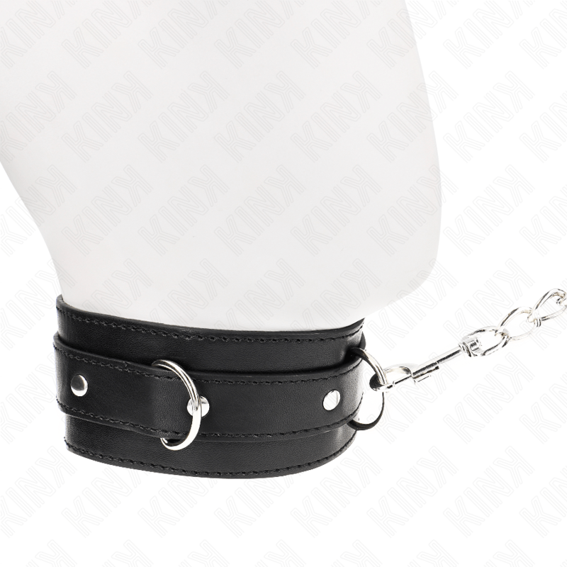 KINK - COLLARE CON CINTURA 65 CM CON CINTURINO NERO 54 X 4,5 CM - KINK COLLAR & GAG - Intimo per le occasioni speciali | The Game Lingerie