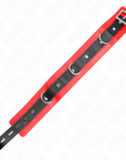 KINK - COLLARE CON CINTURA 65 CM CON CINTURINO ROSSO 54 X 4,5 CM - KINK COLLAR & GAG - Intimo per le occasioni speciali | The Game Lingerie
