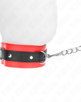 KINK - COLLARE CON CINTURA 65 CM CON CINTURINO ROSSO 54 X 4,5 CM - KINK COLLAR & GAG - Intimo per le occasioni speciali | The Game Lingerie