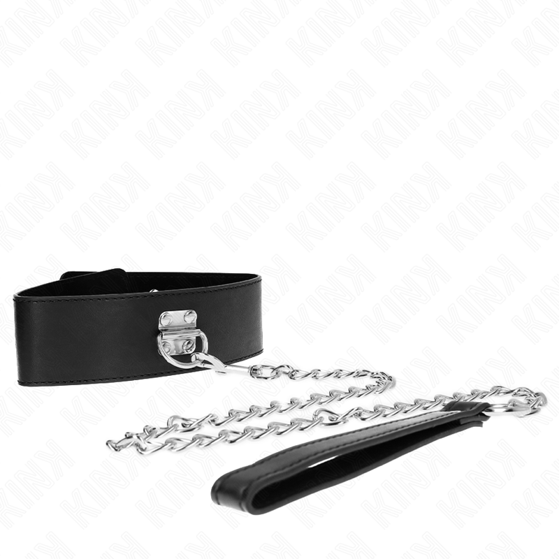 KINK - COLLARE MODELLO BASE CON GUINZAGLIO 65 CM MODELLO 0 - KINK COLLAR & GAG - Intimo per le occasioni speciali | The Game Lingerie