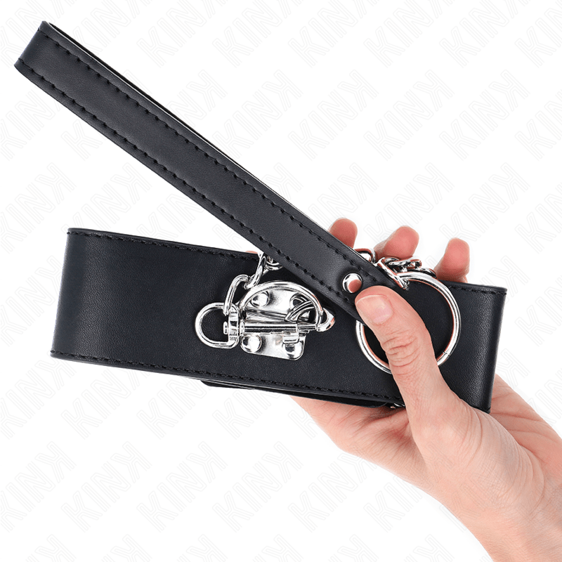 KINK - COLLARE MODELLO BASE CON GUINZAGLIO 65 CM MODELLO 0 - KINK COLLAR & GAG - Intimo per le occasioni speciali | The Game Lingerie