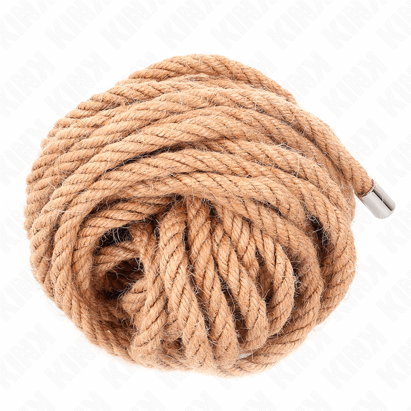 KINK - CORDA DI CANAPA CON TESTA IN METALLO 10 METRI - KINK ROPE ARTS - Intimo per le occasioni speciali | The Game Lingerie
