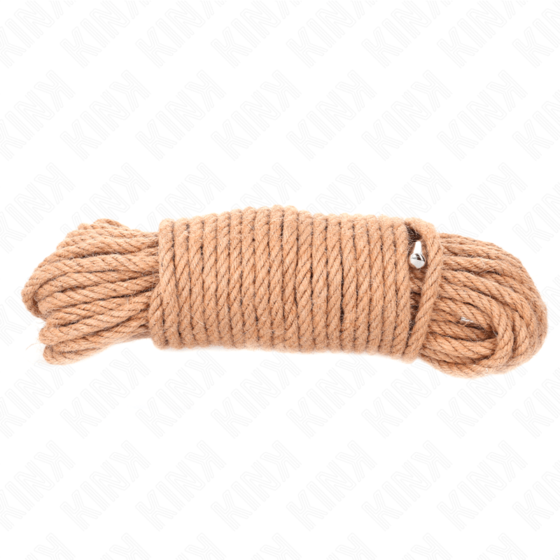 KINK - CORDA DI CANAPA CON TESTA IN METALLO 20 METRI - KINK ROPE ARTS - Intimo per le occasioni speciali | The Game Lingerie