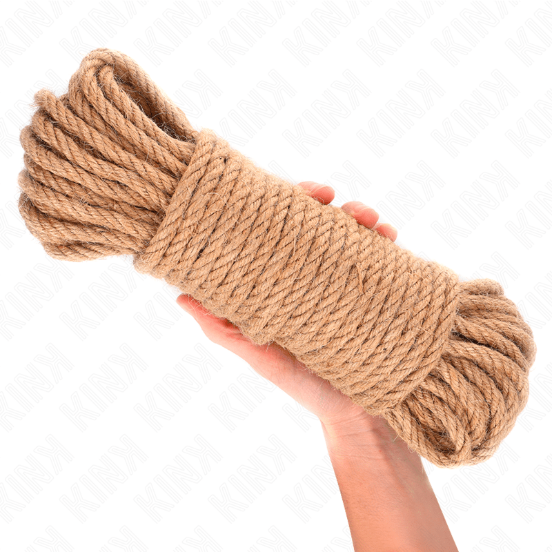 KINK - CORDA DI CANAPA CON TESTA IN METALLO 20 METRI - KINK ROPE ARTS - Intimo per le occasioni speciali | The Game Lingerie