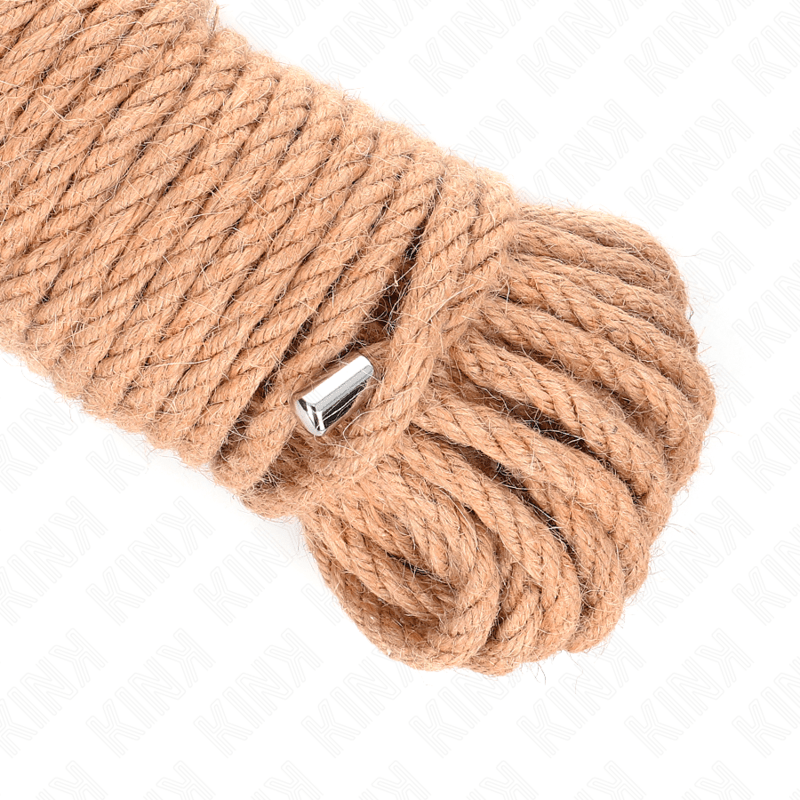 KINK - CORDA DI CANAPA CON TESTA IN METALLO 20 METRI - KINK ROPE ARTS - Intimo per le occasioni speciali | The Game Lingerie