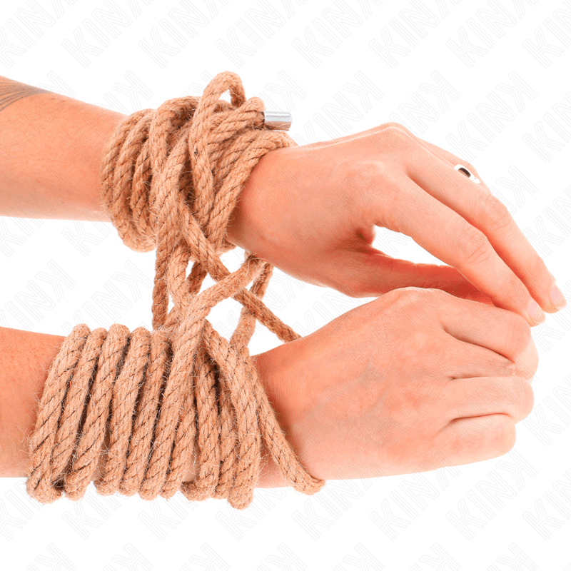 KINK - CORDA DI CANAPA CON TESTA IN METALLO 20 METRI - KINK ROPE ARTS - Intimo per le occasioni speciali | The Game Lingerie