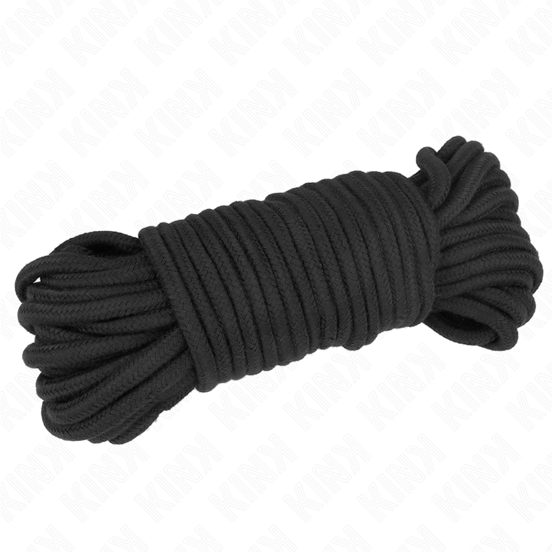 KINK - CORDA IN COTONE 20 METRI NERA - KINK ROPE ARTS - Intimo per le occasioni speciali | The Game Lingerie
