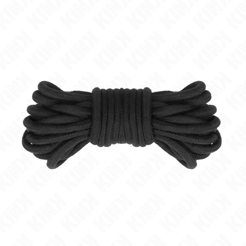 KINK - CORDA IN COTONE 5 METRI NERA - KINK ROPE ARTS - Intimo per le occasioni speciali | The Game Lingerie