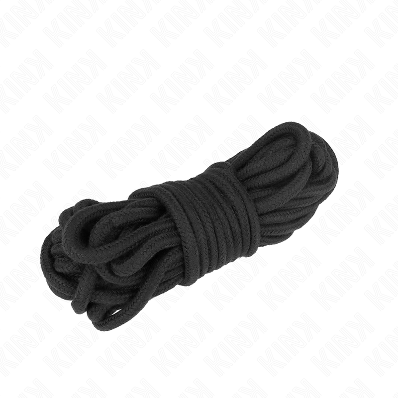 KINK - CORDA IN COTONE 5 METRI NERA - KINK ROPE ARTS - Intimo per le occasioni speciali | The Game Lingerie