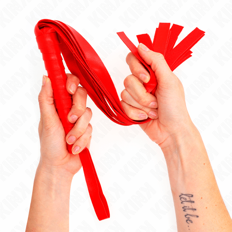 KINK - FRUSTA CODA LARGA ROSSA 48,5 CM - KINK IMPACT & TOUCH - Intimo per le occasioni speciali | The Game Lingerie