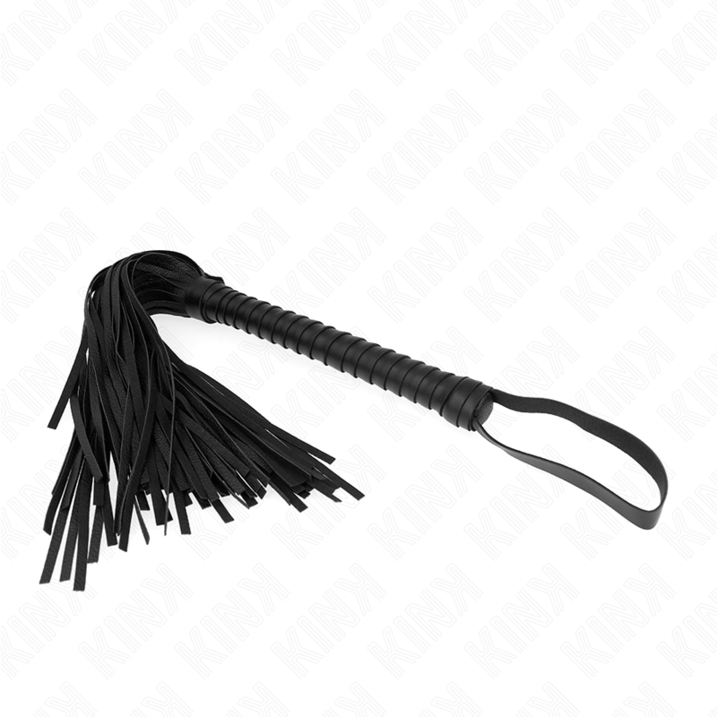 KINK - FRUSTA CON MANICO NERO STRUTTURATO 48,5 CM - KINK IMPACT & TOUCH - Intimo per le occasioni speciali | The Game Lingerie