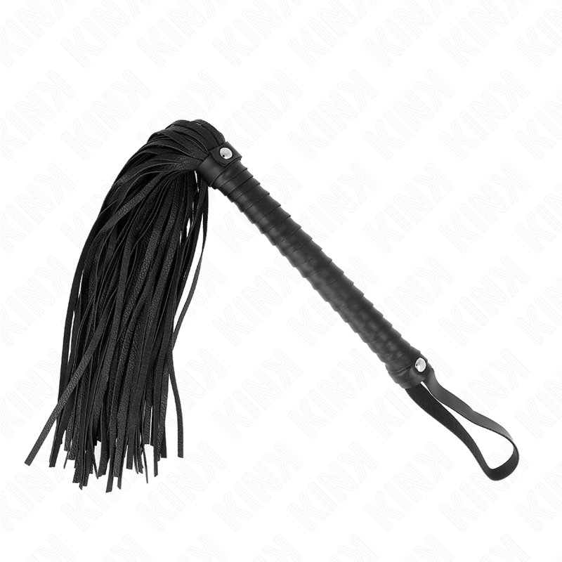 KINK - FRUSTA CON MANICO NERO STRUTTURATO 48,5 CM - KINK IMPACT & TOUCH - Intimo per le occasioni speciali | The Game Lingerie