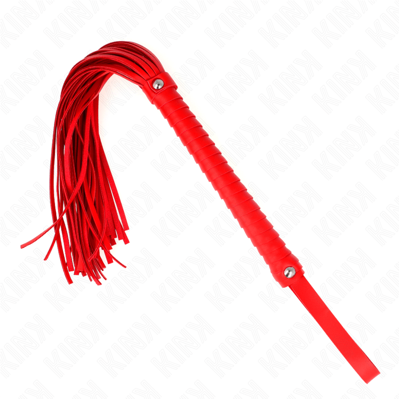 KINK - FRUSTA CON MANICO ROSSO STRUTTURATO 48,5 CM - KINK IMPACT & TOUCH - Intimo per le occasioni speciali | The Game Lingerie