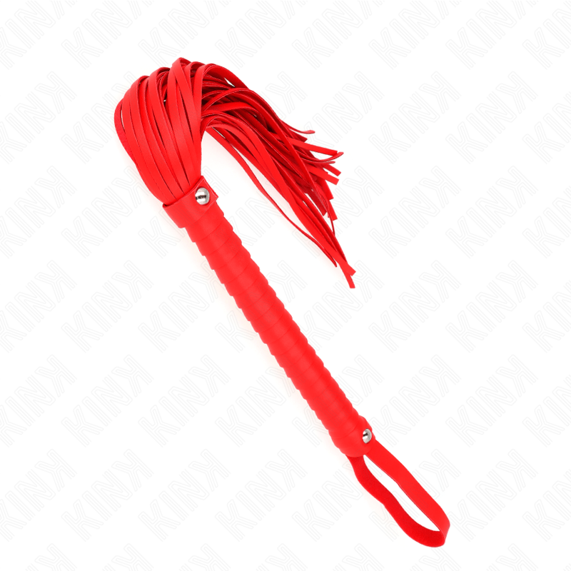 KINK - FRUSTA CON MANICO ROSSO STRUTTURATO 48,5 CM - KINK IMPACT & TOUCH - Intimo per le occasioni speciali | The Game Lingerie