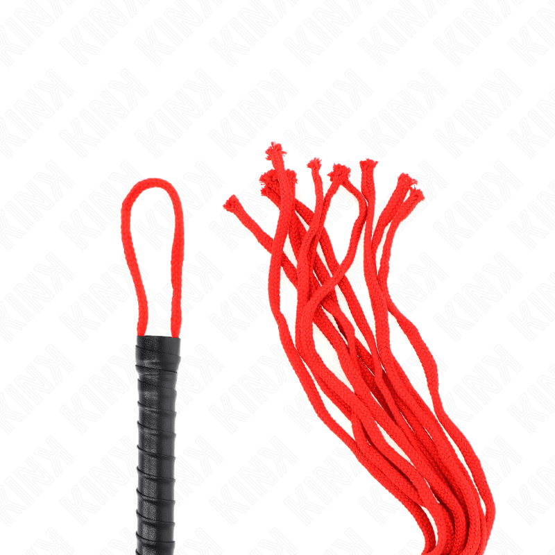 KINK - FRUSTA IN CORDA ROJO 56 CM - KINK IMPACT & TOUCH - Intimo per le occasioni speciali | The Game Lingerie