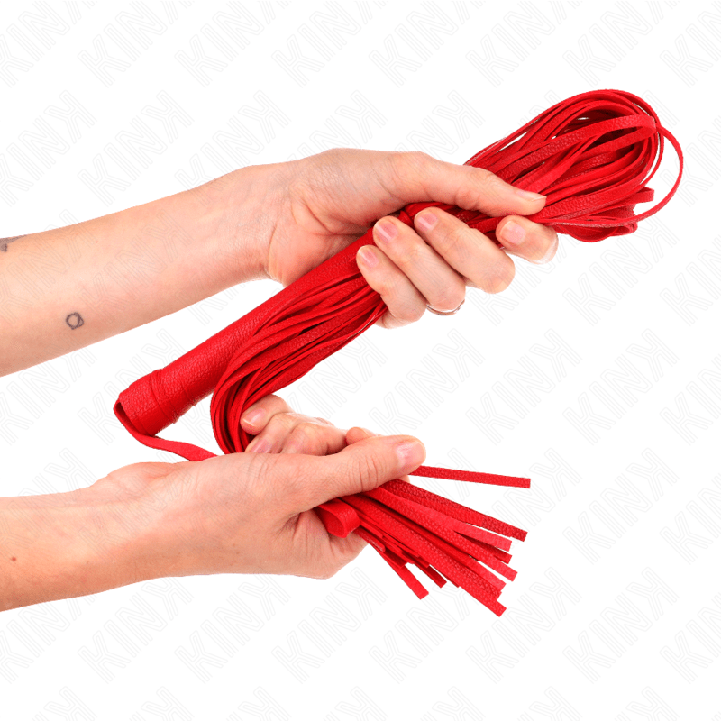 KINK - FRUSTA IN PVC MORBIDO ROSSO 70 CM - KINK IMPACT & TOUCH - Intimo per le occasioni speciali | The Game Lingerie