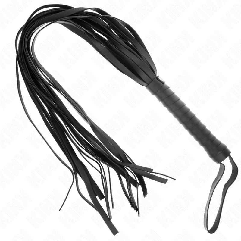 KINK - FRUSTA NEGRO MANICO CORTO CODA LUNGA 70 CM - KINK IMPACT & TOUCH - Intimo per le occasioni speciali | The Game Lingerie