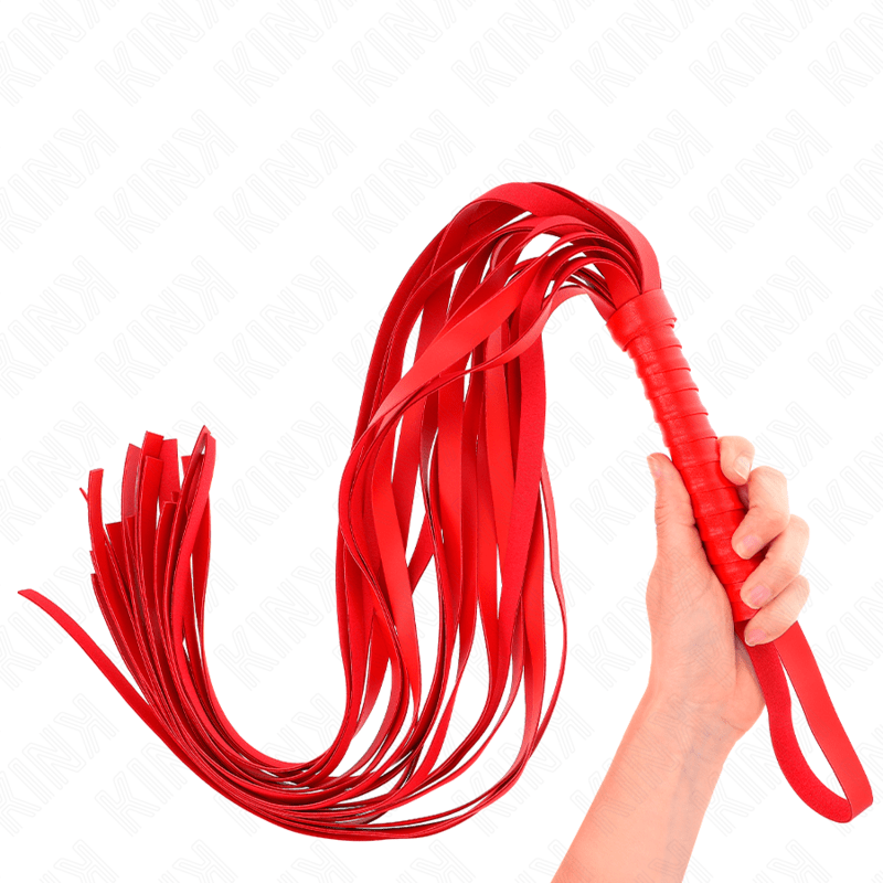 KINK - FRUSTA ROSSA MANICO CORTO CODA LUNGA 70 CM - KINK IMPACT & TOUCH - Intimo per le occasioni speciali | The Game Lingerie