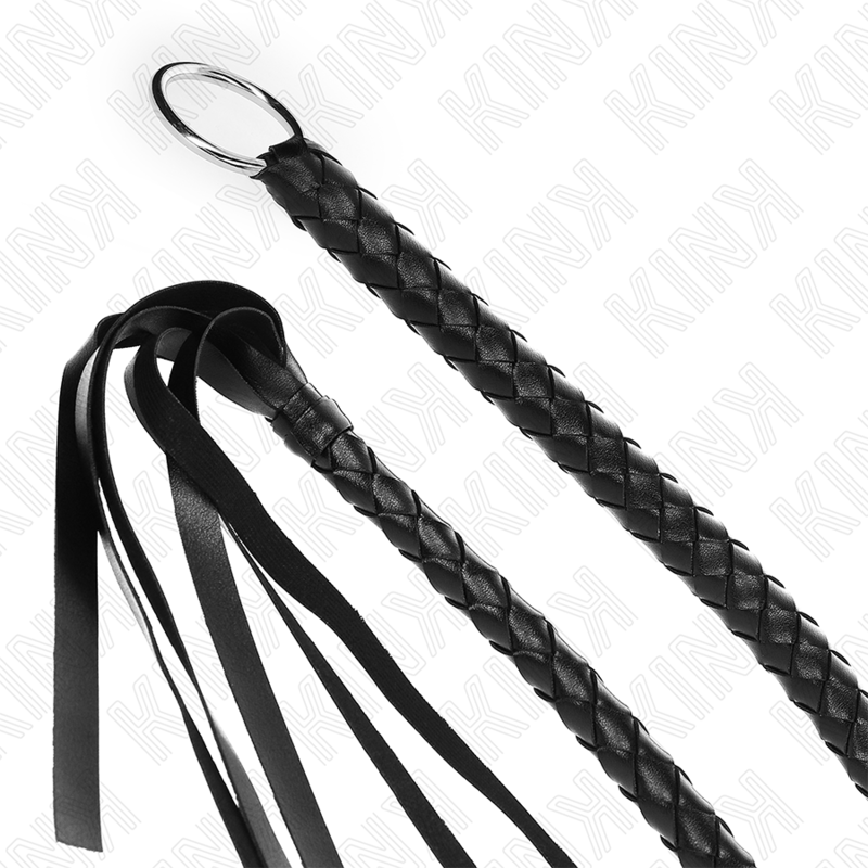 KINK - FRUSTA SERPENTE CON ANELLO MANO NERA 65 CM - KINK IMPACT & TOUCH - Intimo per le occasioni speciali | The Game Lingerie
