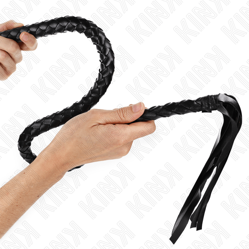 KINK - FRUSTA SERPENTE CON ANELLO MANO NERA 65 CM - KINK IMPACT & TOUCH - Intimo per le occasioni speciali | The Game Lingerie
