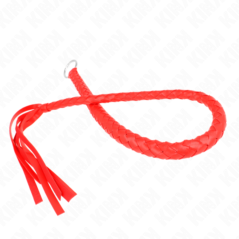 KINK - FRUSTA SERPENTE CON ANELLO MANO ROSSO 65 CM - KINK IMPACT & TOUCH - Intimo per le occasioni speciali | The Game Lingerie