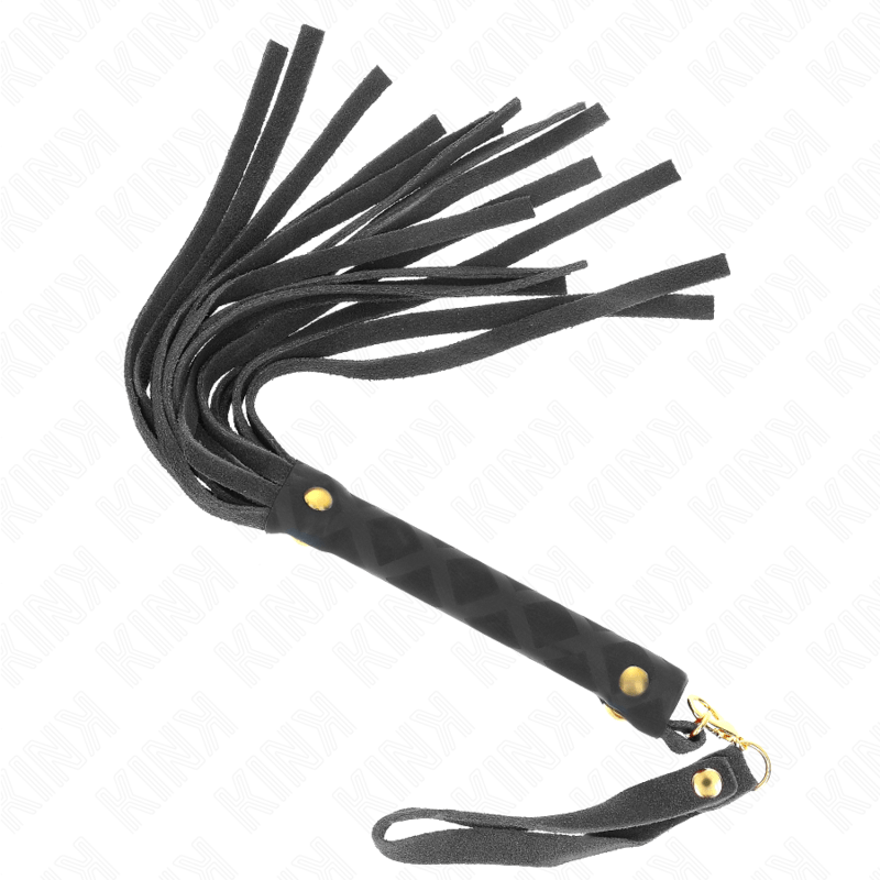 KINK - MINI FRUSTA IN CAMOSCIO NERO 30 CM - KINK IMPACT & TOUCH - Intimo per le occasioni speciali | The Game Lingerie
