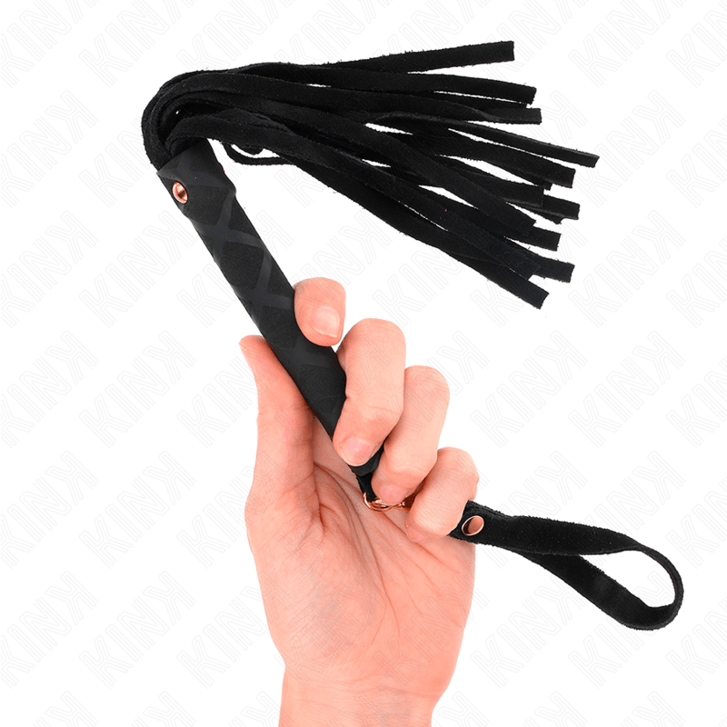 KINK - MINI FRUSTA IN CAMOSCIO NERO 30 CM - KINK IMPACT & TOUCH - Intimo per le occasioni speciali | The Game Lingerie
