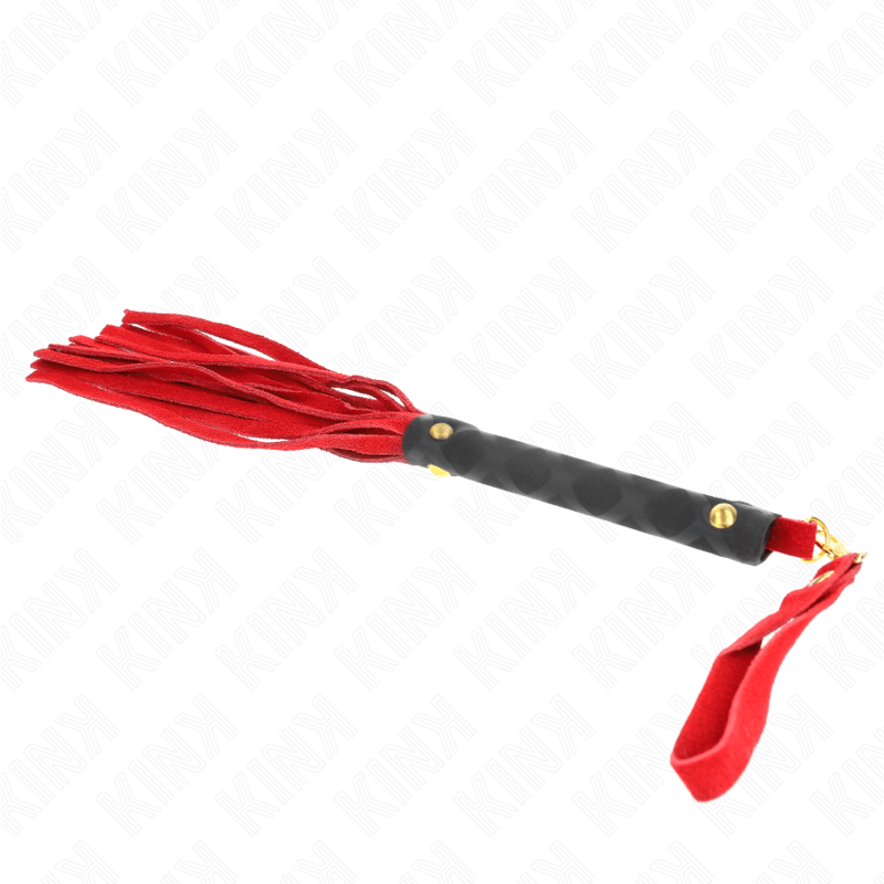 KINK - MINI FRUSTA IN CAMOSCIO ROSSO 30 CM - KINK IMPACT & TOUCH - Intimo per le occasioni speciali | The Game Lingerie