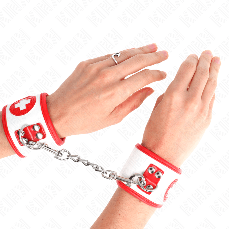 KINK - MINI POLSO DA INFERMIERA REGOLABILE 18 - 23 CM X 5 CM - KINK WRIST RESTRAINT - Intimo per le occasioni speciali | The Game Lingerie