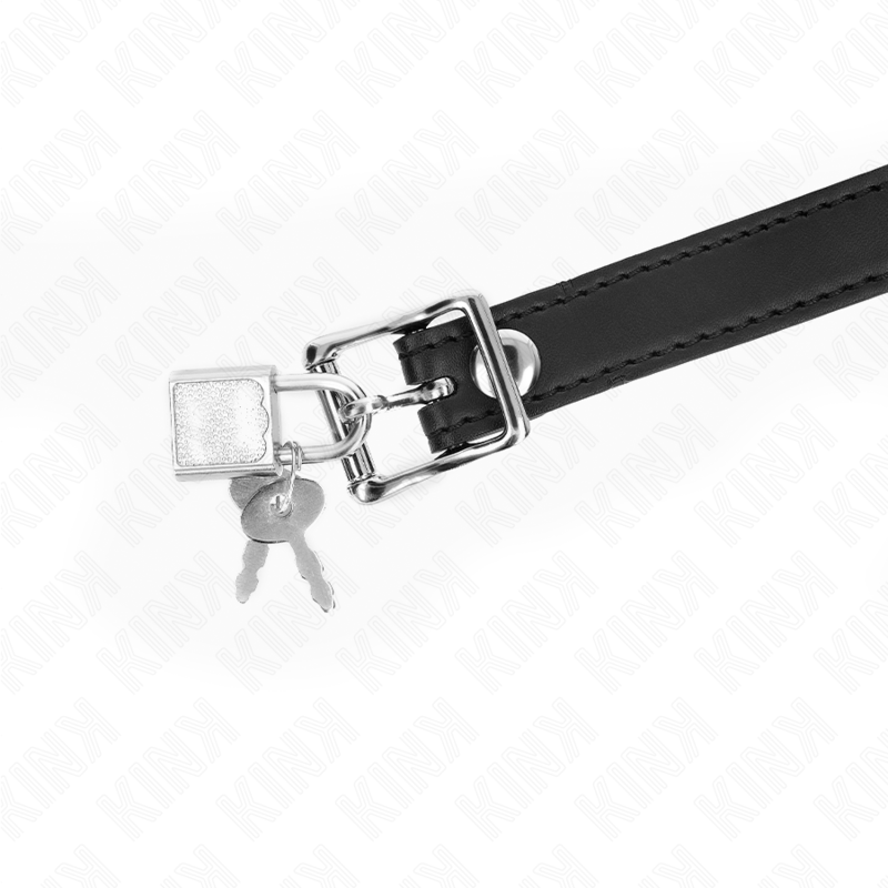 KINK - MODELLO 1 PALLA IN SILICONE 4 CM GAG CON SERRATURA 60 x 2 CM - KINK COLLAR & GAG - Intimo per le occasioni speciali | The Game Lingerie