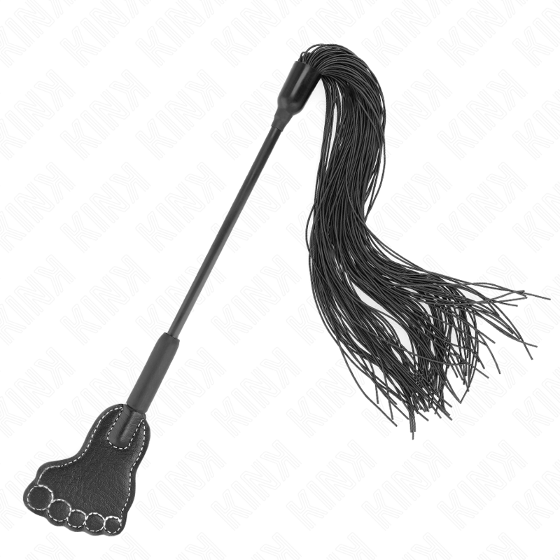 KINK - PAGAIA A PIEDE CON FRUSTA NAPPA 31 CM - KINK IMPACT & TOUCH - Intimo per le occasioni speciali | The Game Lingerie