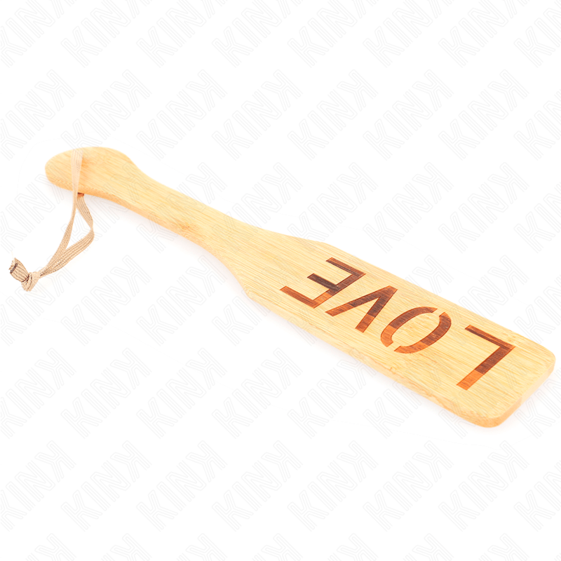 KINK - PALETTE IN BAMBÙ PAROLA AMORE 32 X 5,5 CM - KINK IMPACT & TOUCH - Intimo per le occasioni speciali | The Game Lingerie