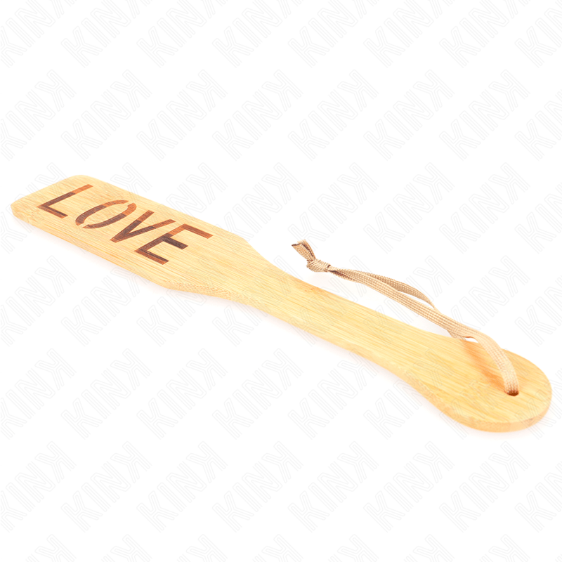 KINK - PALETTE IN BAMBÙ PAROLA AMORE 32 X 5,5 CM - KINK IMPACT & TOUCH - Intimo per le occasioni speciali | The Game Lingerie