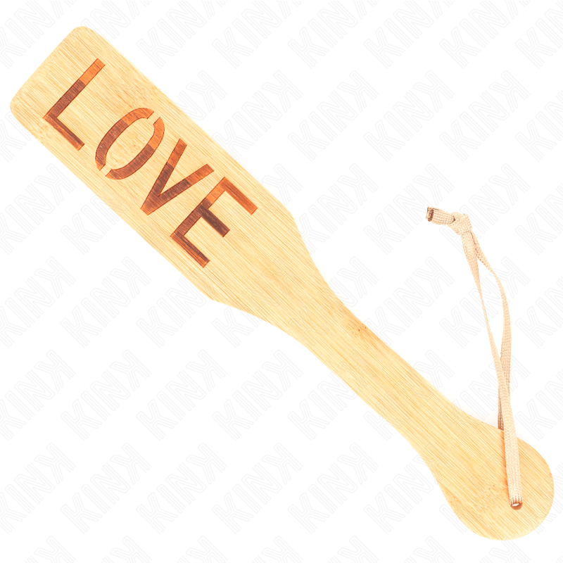 KINK - PALETTE IN BAMBÙ PAROLA AMORE 32 X 5,5 CM - KINK IMPACT & TOUCH - Intimo per le occasioni speciali | The Game Lingerie