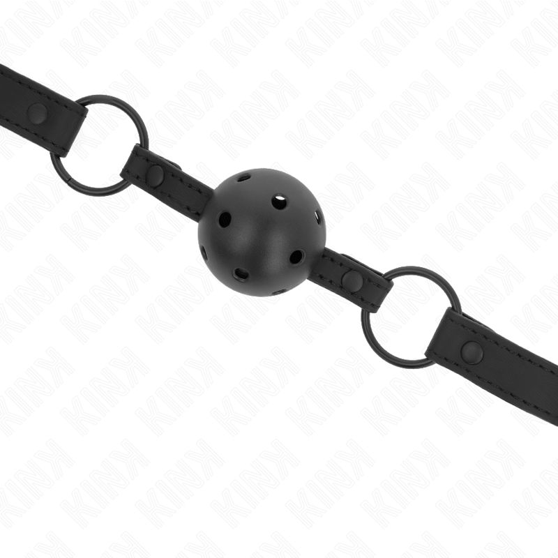 KINK - PALLA IN NEOPRENE 4.5 CM GAG 63.5 X 2 CM REGOLABILE 41 X 59 CM - KINK COLLAR & GAG - Intimo per le occasioni speciali | The Game Lingerie
