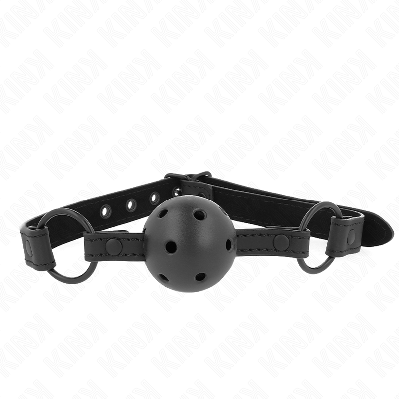 KINK - PALLA IN NEOPRENE 4.5 CM GAG 63.5 X 2 CM REGOLABILE 41 X 59 CM - KINK COLLAR & GAG - Intimo per le occasioni speciali | The Game Lingerie