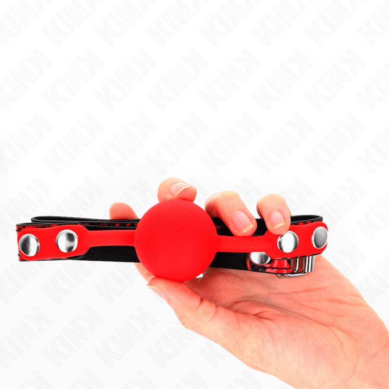 KINK - PALLA IN SILICONE 4 CM MODELLO GAG 2 60 x 2 CM - KINK COLLAR & GAG - Intimo per le occasioni speciali | The Game Lingerie