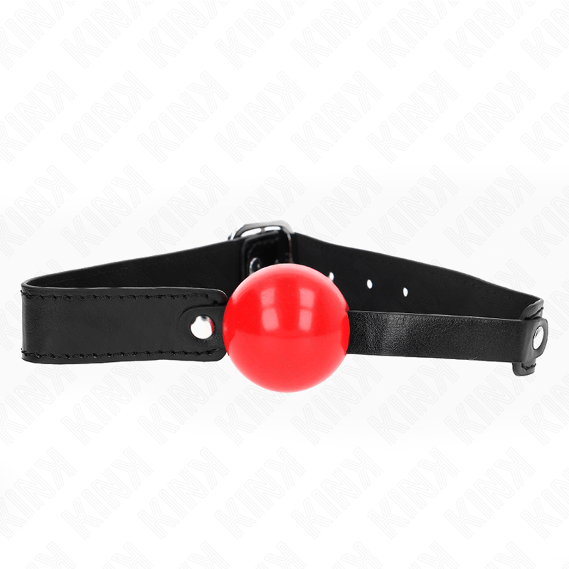 KINK - PALLA MORBIDA IN TPE 4 CM MODELLO GAG 1 66 x 2,5 CM REGOLABILE 41 - 61 CM - KINK COLLAR & GAG - Intimo per le occasioni speciali | The Game Lingerie