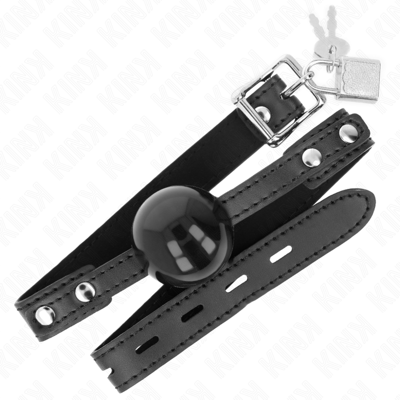 KINK - PALLA MORBIDA IN TPE 4 CM MODELLO GAG 3 60 x 2 CM REGOLABILE 37 - 52 CM - KINK COLLAR & GAG - Intimo per le occasioni speciali | The Game Lingerie