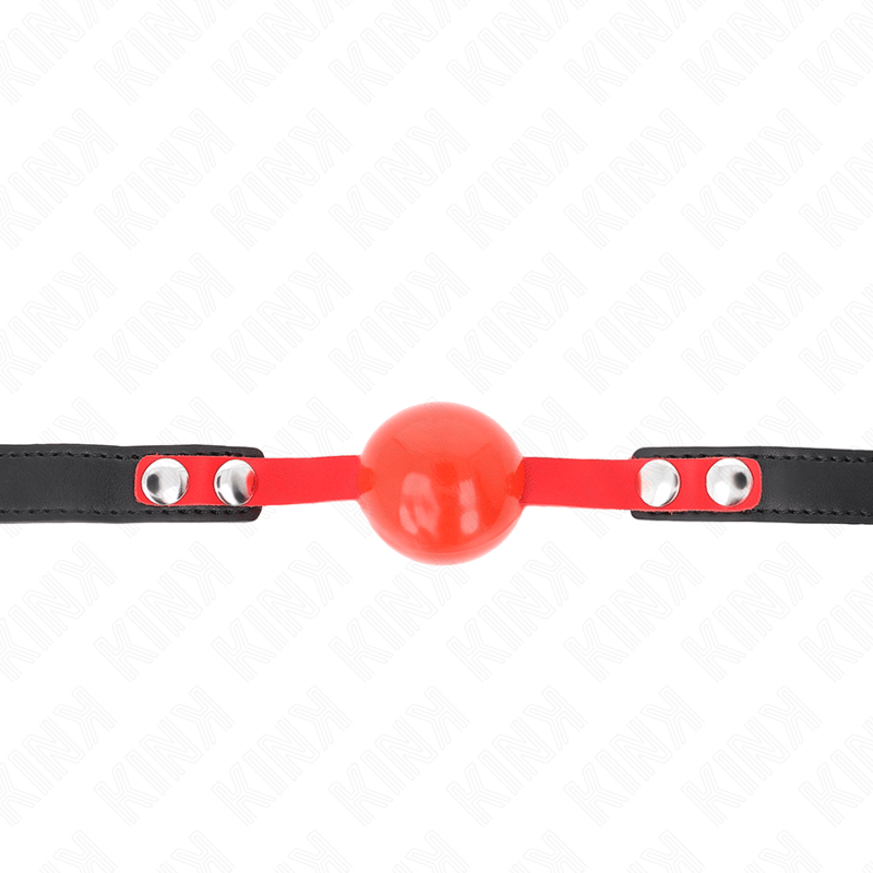 KINK - PALLA MORBIDA IN TPE 4 CM MODELLO GAG 4 60 x 2 CM REGOLABILE 37 - 52 CM - KINK COLLAR & GAG - Intimo per le occasioni speciali | The Game Lingerie