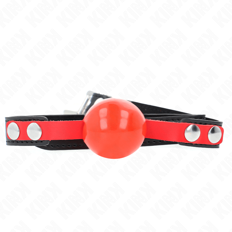 KINK - PALLA MORBIDA IN TPE 4 CM MODELLO GAG 4 60 x 2 CM REGOLABILE 37 - 52 CM - KINK COLLAR & GAG - Intimo per le occasioni speciali | The Game Lingerie