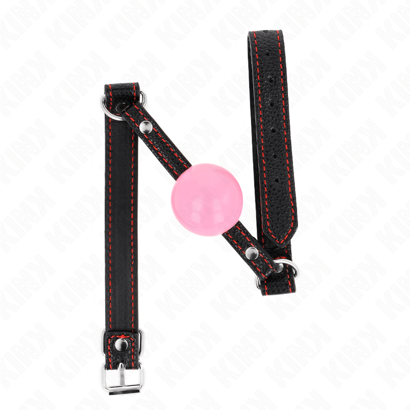 KINK - PALLA ORO ROSA 4 CM GAG 60 x 2 CM - KINK COLLAR & GAG - Intimo per le occasioni speciali | The Game Lingerie