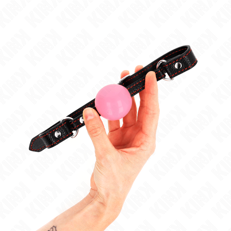KINK - PALLA ORO ROSA 4 CM GAG 60 x 2 CM - KINK COLLAR & GAG - Intimo per le occasioni speciali | The Game Lingerie