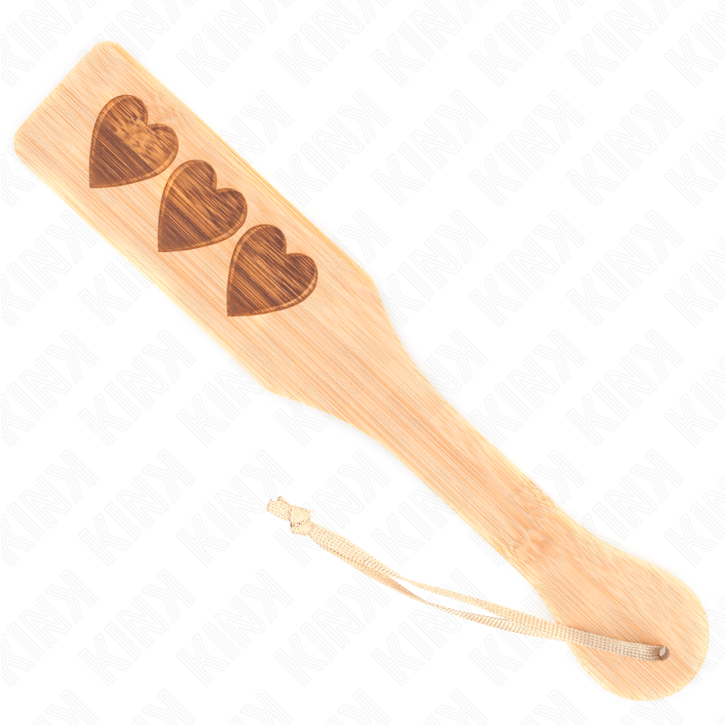 KINK - PALLET IN BAMBÙ DESIGN CUORE 32 X 5,5 CM - KINK IMPACT & TOUCH - Intimo per le occasioni speciali | The Game Lingerie