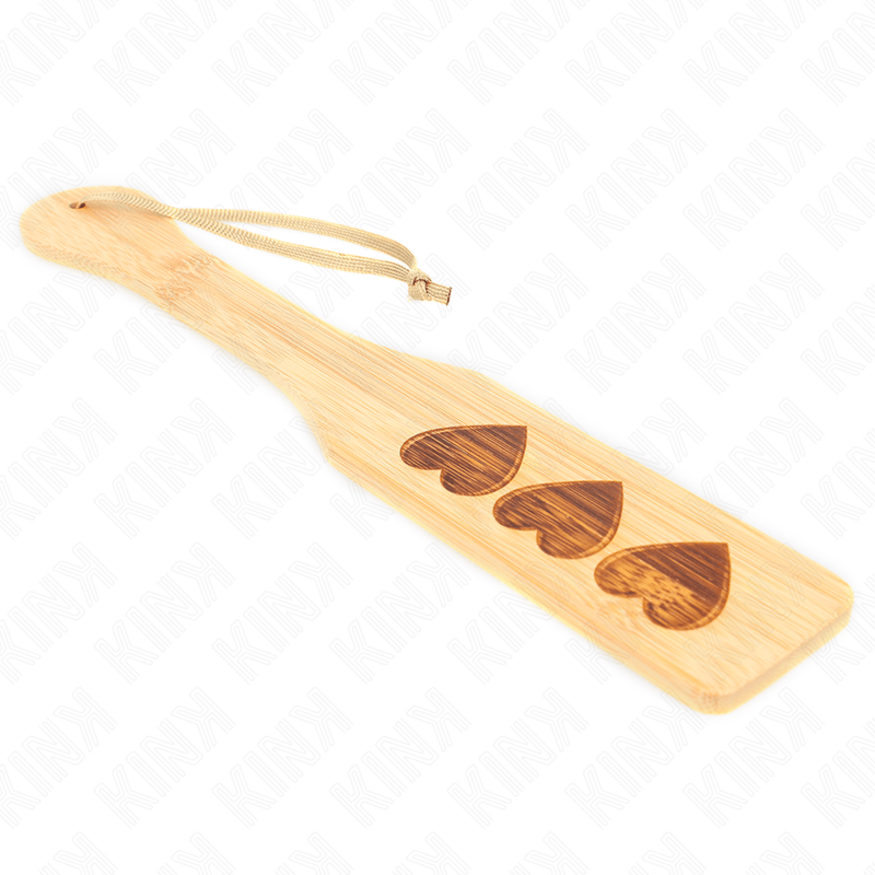 KINK - PALLET IN BAMBÙ DESIGN CUORE 32 X 5,5 CM - KINK IMPACT & TOUCH - Intimo per le occasioni speciali | The Game Lingerie