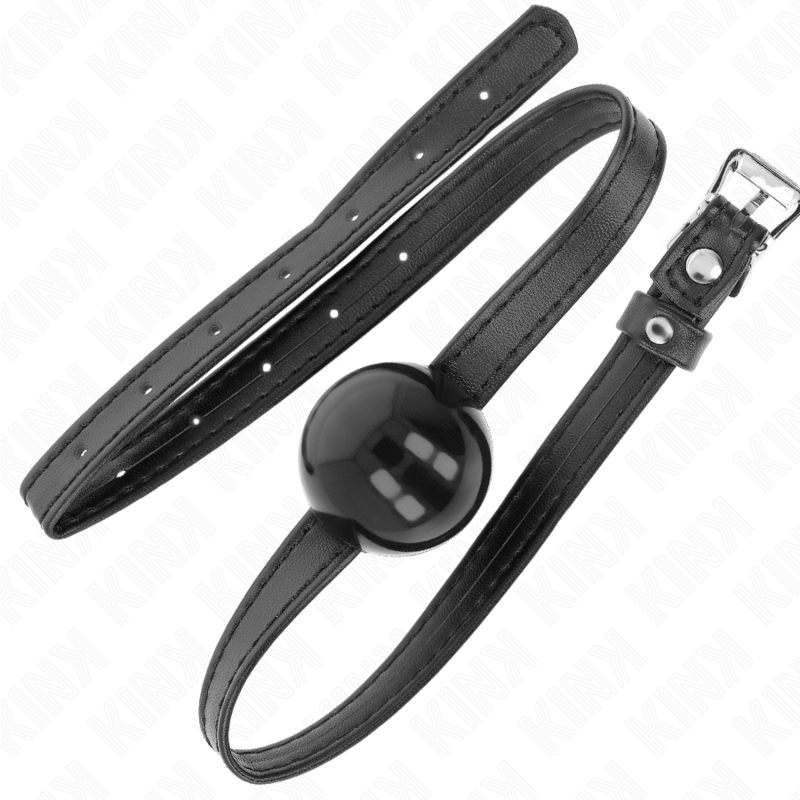 KINK - PICCOLO SIMPLICITY STRAP BALL 4 CM GAG 60 x 2 CM - KINK COLLAR & GAG - Intimo per le occasioni speciali | The Game Lingerie