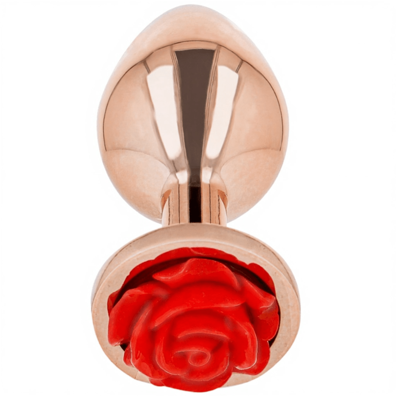 KINK - PLUG ANALE IN ORO ROSA CON ROSA ROSSA S - KINK PLEASURE PLUGS - Intimo per le occasioni speciali | The Game Lingerie